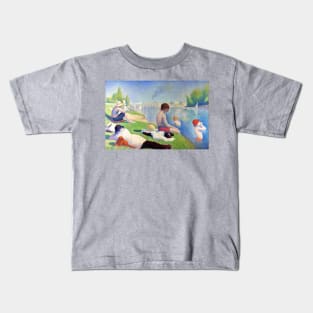 Bathers at Asnières Kids T-Shirt